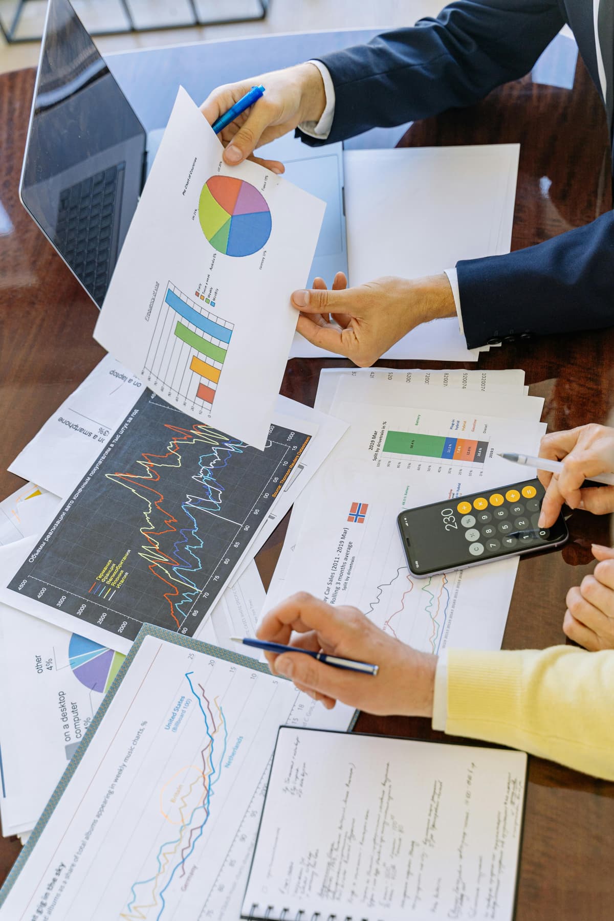 Digital marketing specialists at work